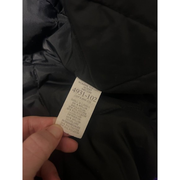 Vintage Arctic Cat Racing Jacket Women’s Medium Black Purple Green Snowmobiling - Picture 6 of 7